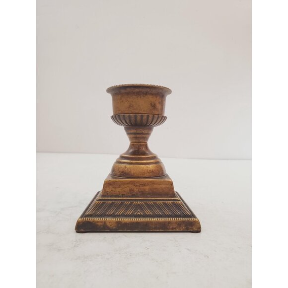Vintage brass candlestick holder - vintage brass - candlestick - vintage… - Picture 2 of 10